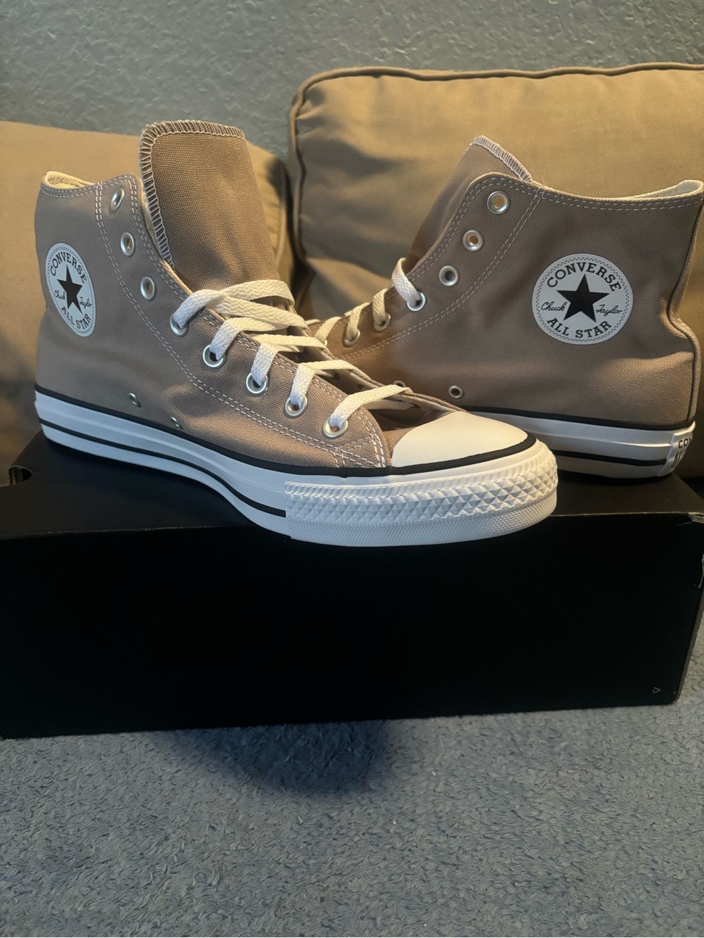 Converse High Top Sneakers Vintage Cargo Brown